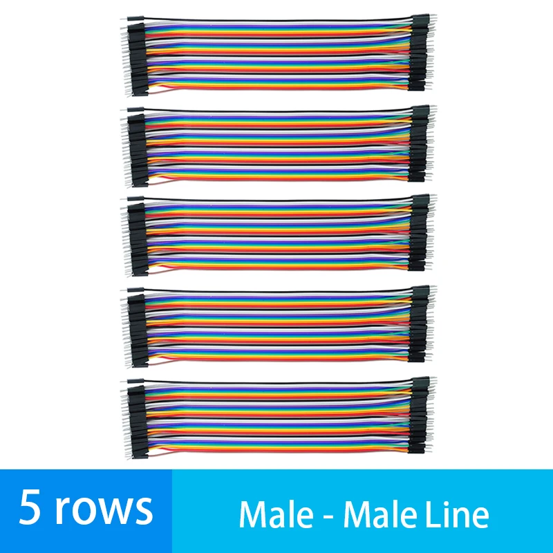 40P دوبونت كابل 1007-26AWG-20CM ذكر إلى أنثى/ذكر إلى ذكر/أنثى إلى أنثى خطوط توصيل الكابل