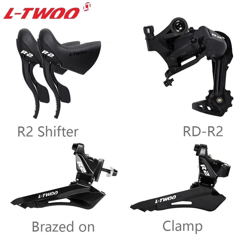 LTWOO R2 2x7 Speed Road Bike Derailleurs Shifter Lever Rear Derailleur Brazed on/Clamp Front Derailleur Original Bicycle Parts