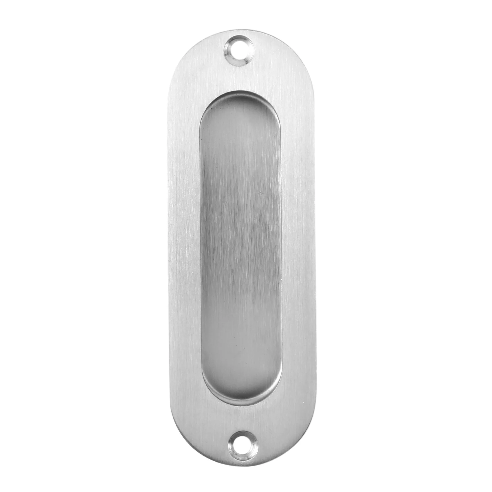 SYW-1Pcs Rectangular Face Fix Flush Recessed Sliding Door Pull Handle Stainless Steel