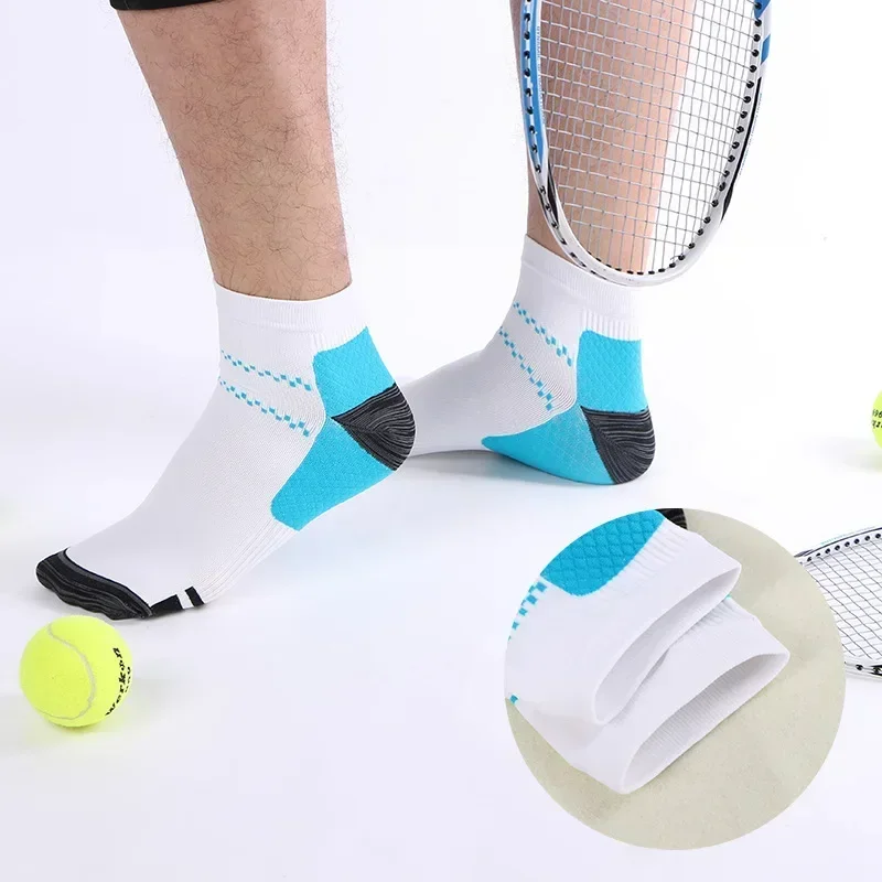 

1/ pares de calcetines para hombres y mujeres, calcetines de compresión de presión elástica para parejas, calcetines tobilleros
