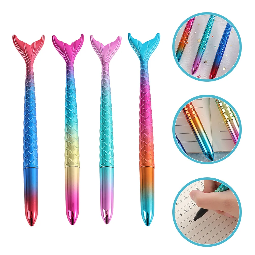 

4 шт. красочные гелевые ручки для гладкого письма, портативные для школы, офиса, домашнего использования, многофункциональная нейтральная простая ручка для письма