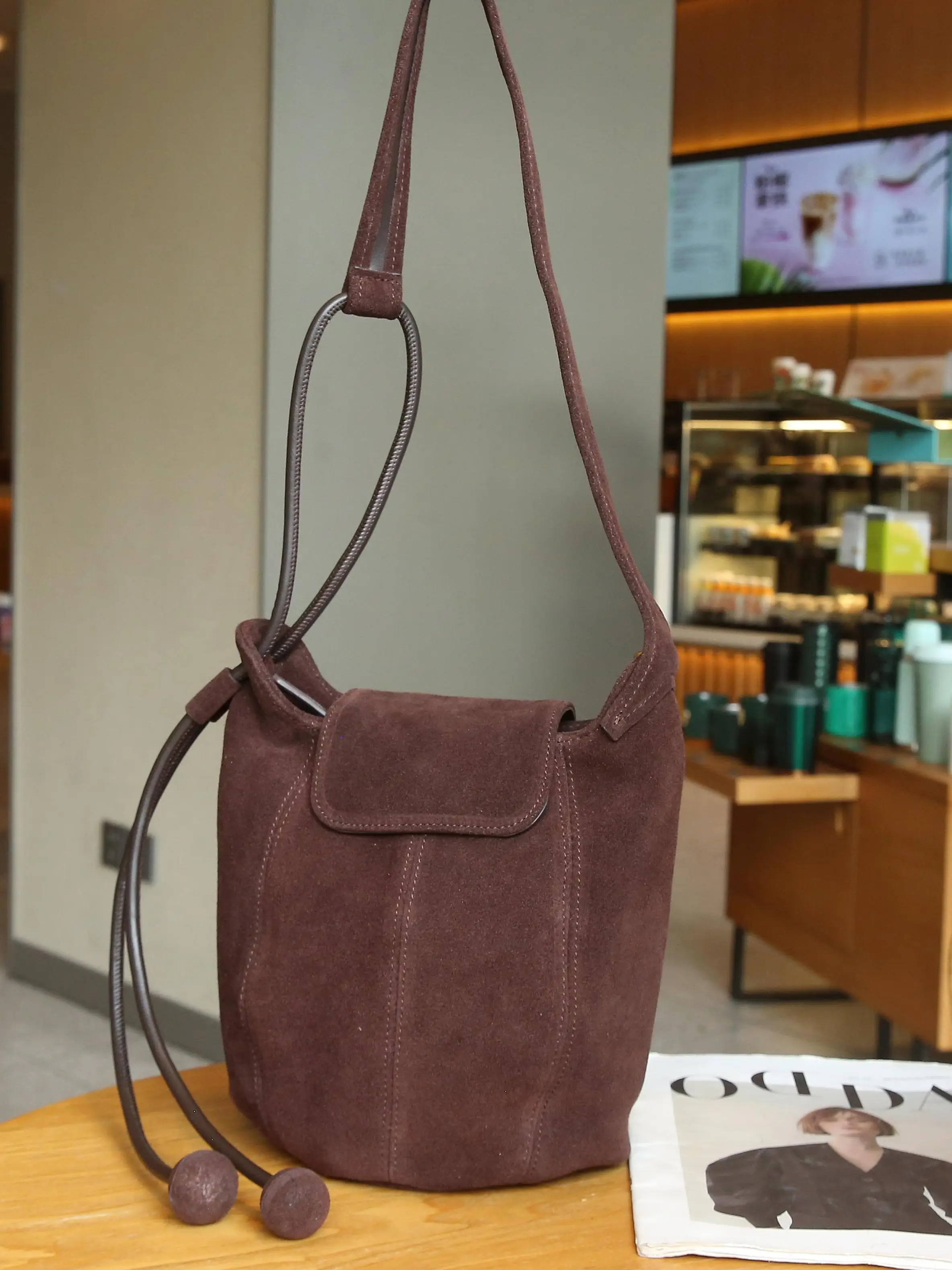 autumn-winter-new-style-matte-top-layer-leather-pumpkin-bucket-bag-single-shoulder-crossbody-pure-color-versatile-cover-lazy