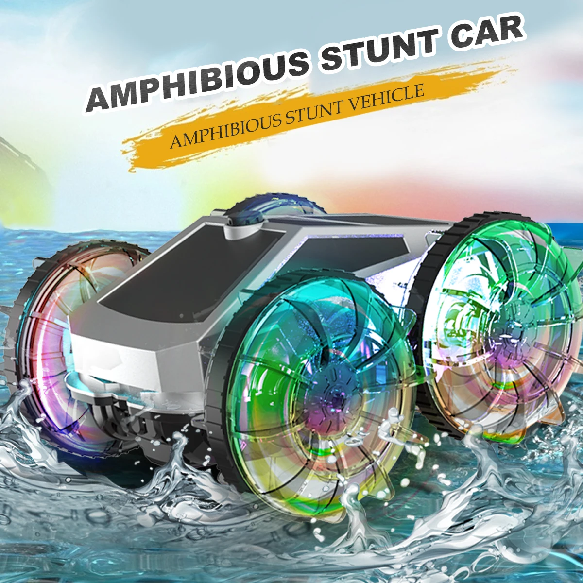 

Игрушечный автомобиль с дистанционным управлением, трюковый грузовик-амфибия, радиоуправляемая игрушка для модели вездехода, 2,4 ГГц, транспортные средства с дистанционным управлением, подарки для автомобилей