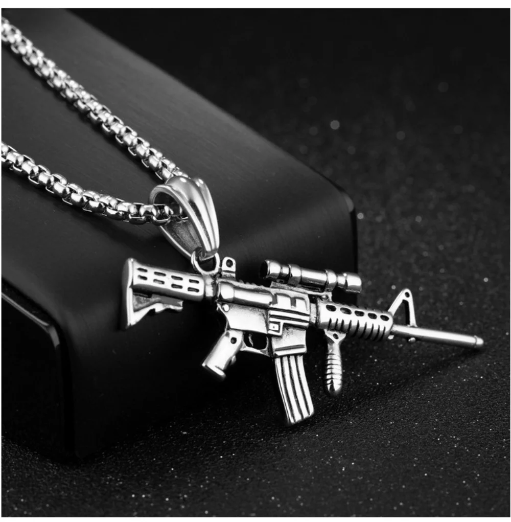 Fashion Stainless Steel Pendant Necklace Women Macho Men Valentine Gifts Free Shipping