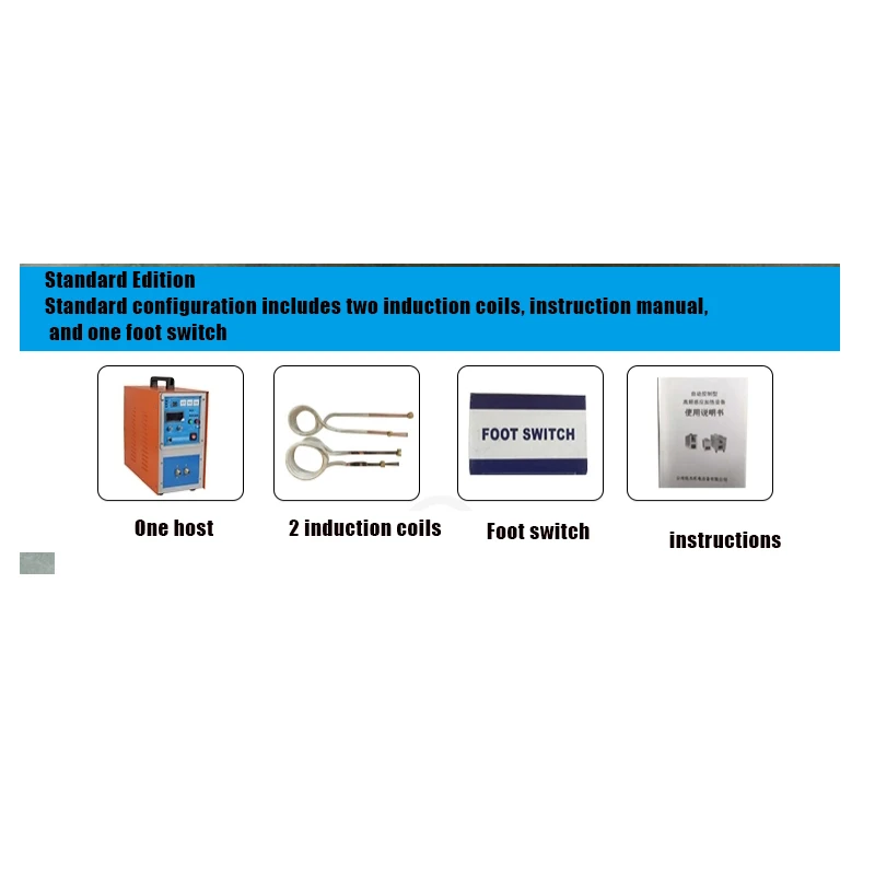 High-frequency Induction Heating Machine Quenching Welding Ultra-audio Medium-frequency Induction Forging Melting Equipment