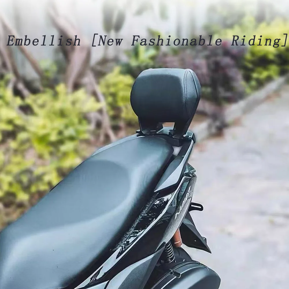 For NMAX155 2025 Motorcycle Accessories Lumbar Support Rear Passenger Backrest Rear seat backrest