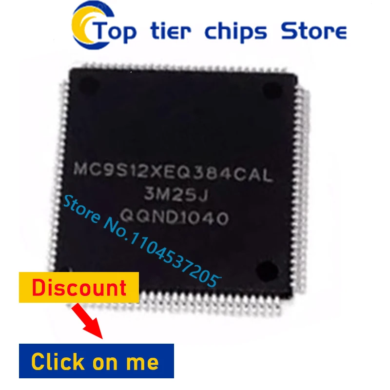 

1pcs New MC9S12XEQ384CAL MC9S12XEQ384MAL MC9S12XEQ384VAL QFP-112