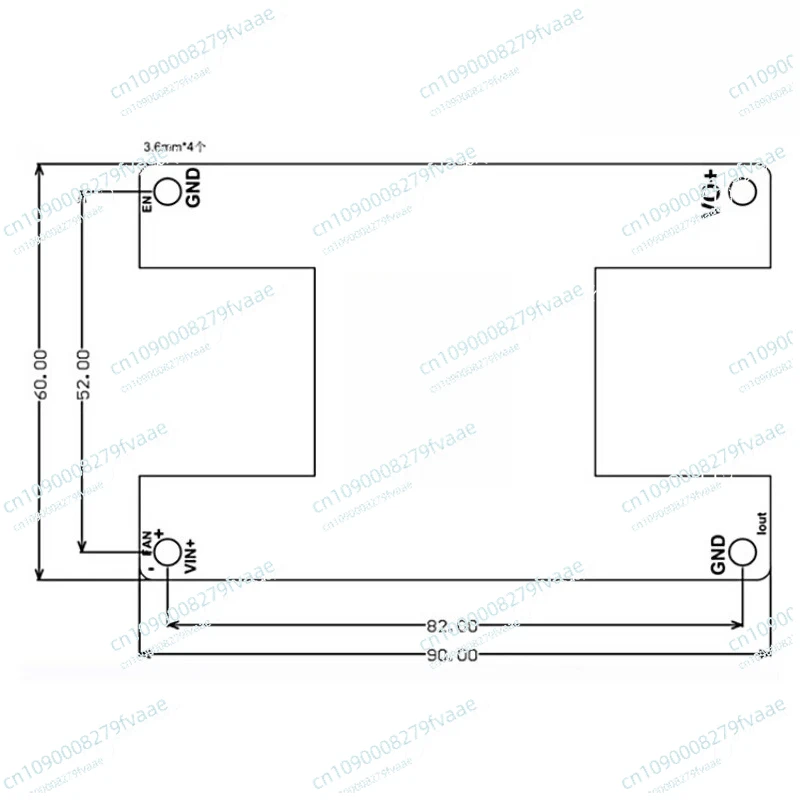 Scheda di ricarica step-down da 2000 W Caricatore RV Modulo di alimentazione step-down DC-DC da 12-56 V a 2-54 V 50 A