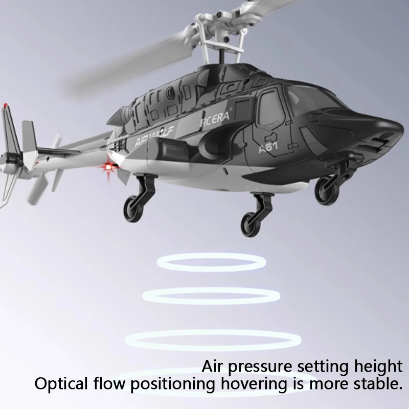 جديد 1/52 RC هليكوبتر RC ERA A61 محاكاة التحكم عن بعد هليكوبتر 4CH 6-محور الدوران طائرة مزودة بجهاز للتحكم عن بُعد اللعب عيد الميلاد هالوين هدية #2