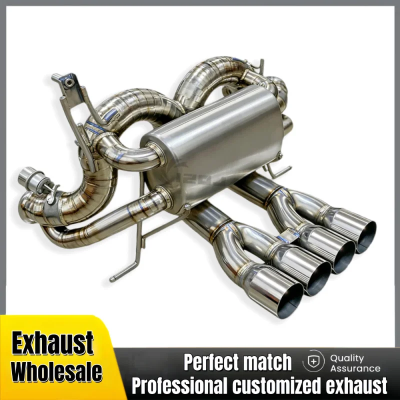 

Титановые глушиные выхлопные трубы для Lamborghini Aventador LP740-4S LP770-4 6,5 2011-2012, модификация выхлопной системы