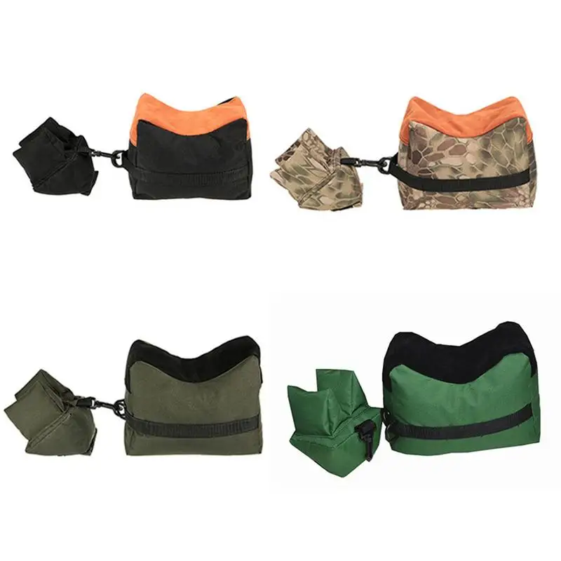 TacticalGear Front&Rear Bag RifleSupport Sandbag Without Sand Sniper Pouch ShootTarget Stand Hunting Airsoft GunAccessories