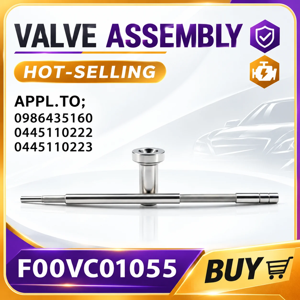 Component F00VC01055 F00VC01057 F00VC01053 Automotive Vehicle Diesel High Pressure Common Rail System Control Valve XI2224