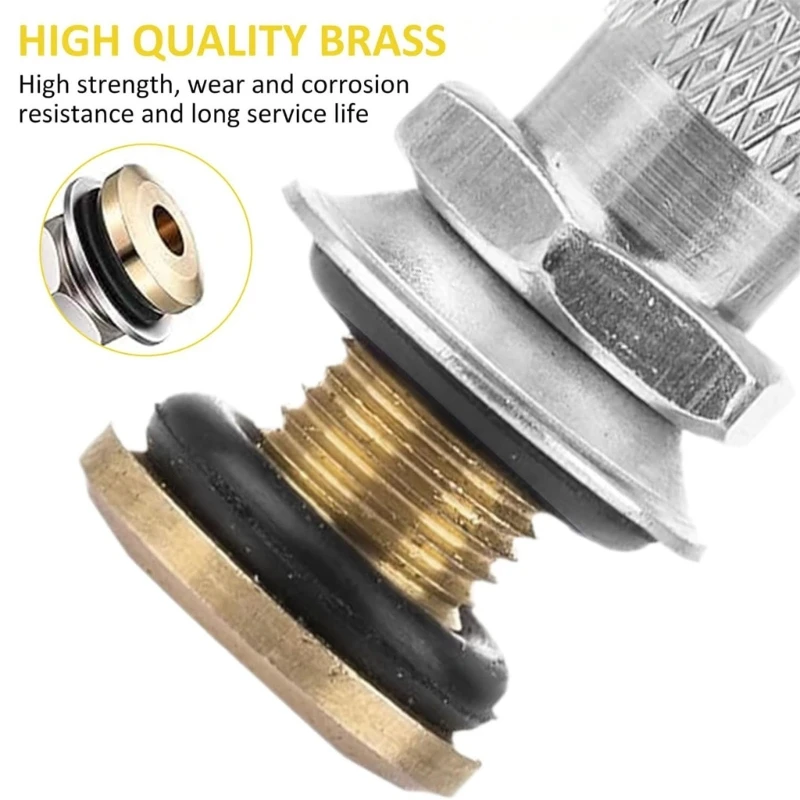 

Leakproof Gas Canister Ventilation Set 6 Caps Metal Tool For Easy Mounting