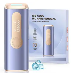 999900 Flashes IPL Hair Removal Ice Cooling Device 9 Levels 2 Models Permanent Whole Body Laser Epilator for Women Men Home Use