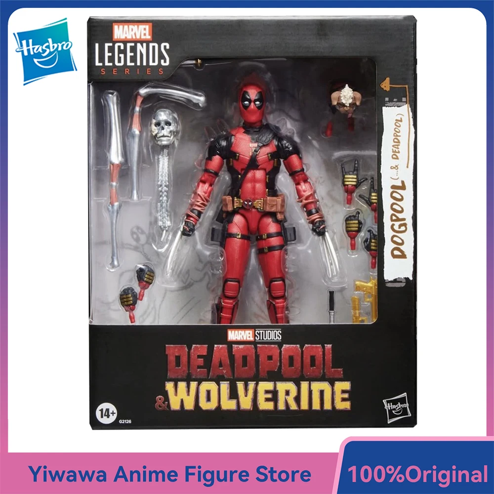 

Оригинальная новая серия Hasbro Marvel Legends Dogpool & Deadpool 15 см, роскошная аниме-фигурка, модель, орнамент, подарочные игрушки