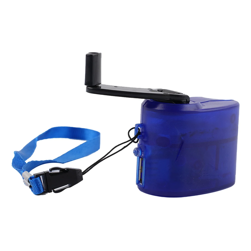 Hand Crank USB Charger Generator Manual Dynamo Portable Power Source for Mobile Phones and USB Devices Power Solution