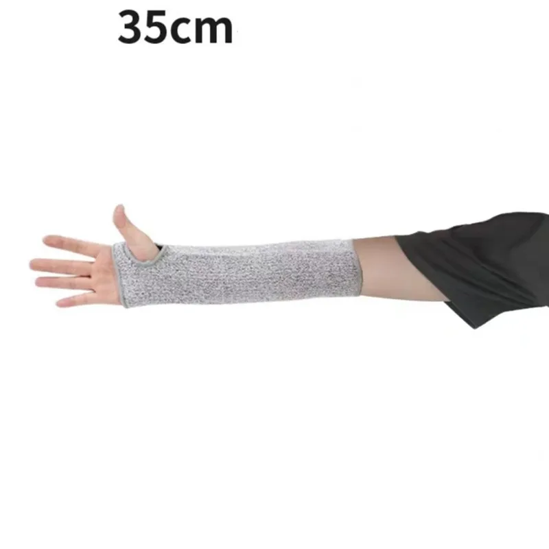 1/2 Stück Level 5 HPPE Schnittfester, durchstichfester Arbeitsschutz-Armmanschettenschutz Schnittfester Armmanschettenüberzug ED-Versand