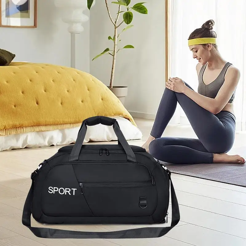 Sports Gym Bag Sports Tote Gym Bag Sports Duffle Bag Gym Duffle Bag For Men Large-Capacity Multiple Pockets For Outdoor