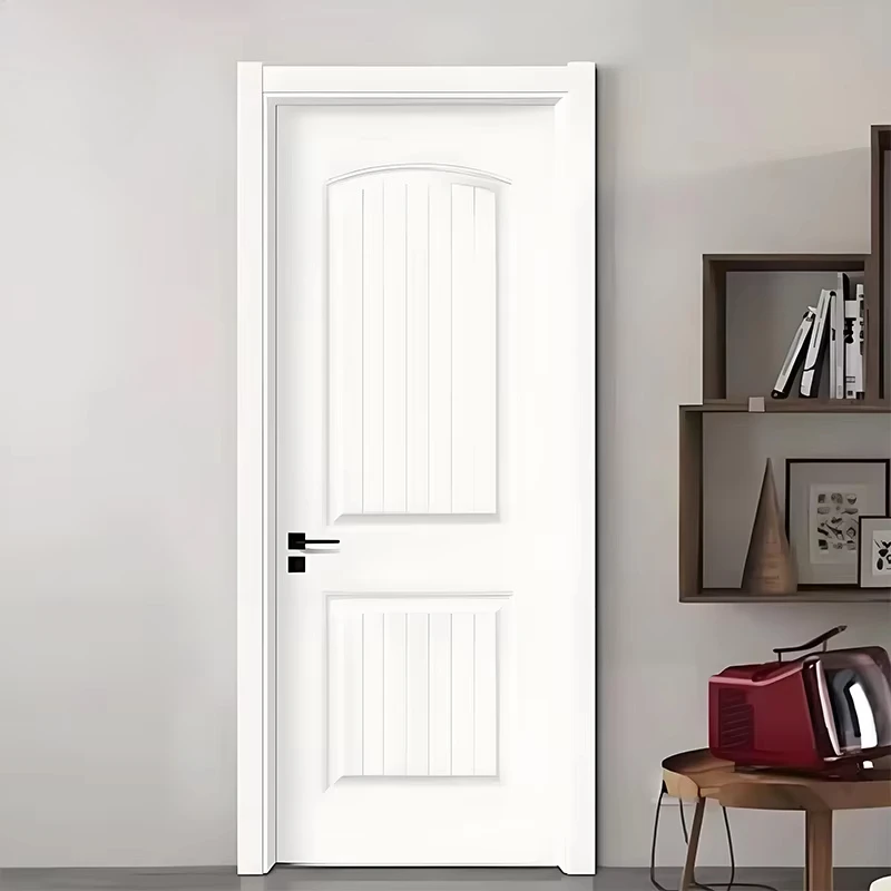 Modern Painted Wooden Interior Door with Sound Insulation for Multi-Purpose Use