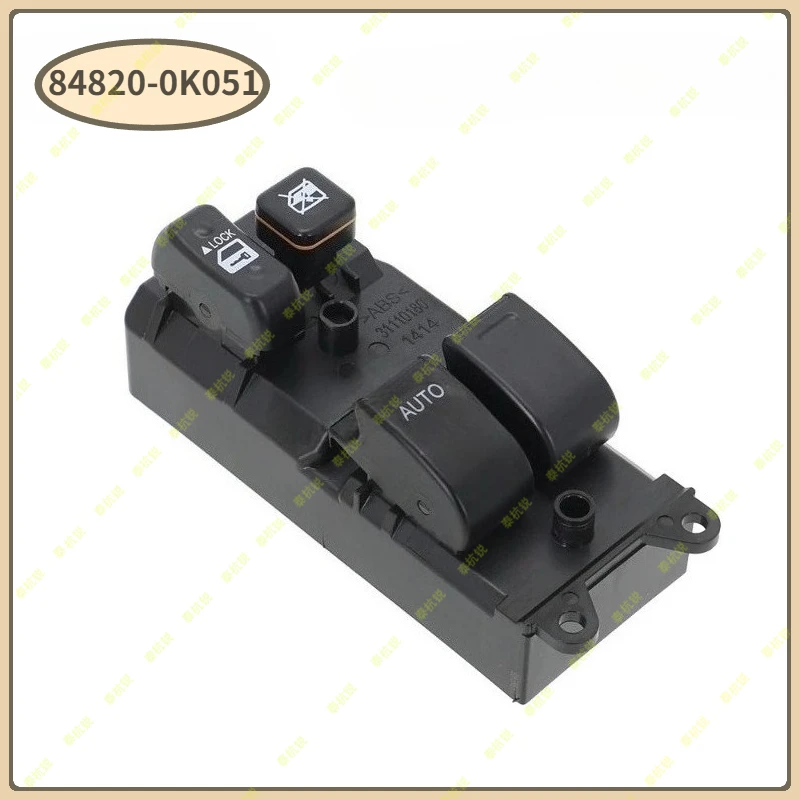 

84820-0K051 848200K051 Driver Side Master Power Window Switch Lifter Control Button For Toyota HILUX VIGO Car Accessories
