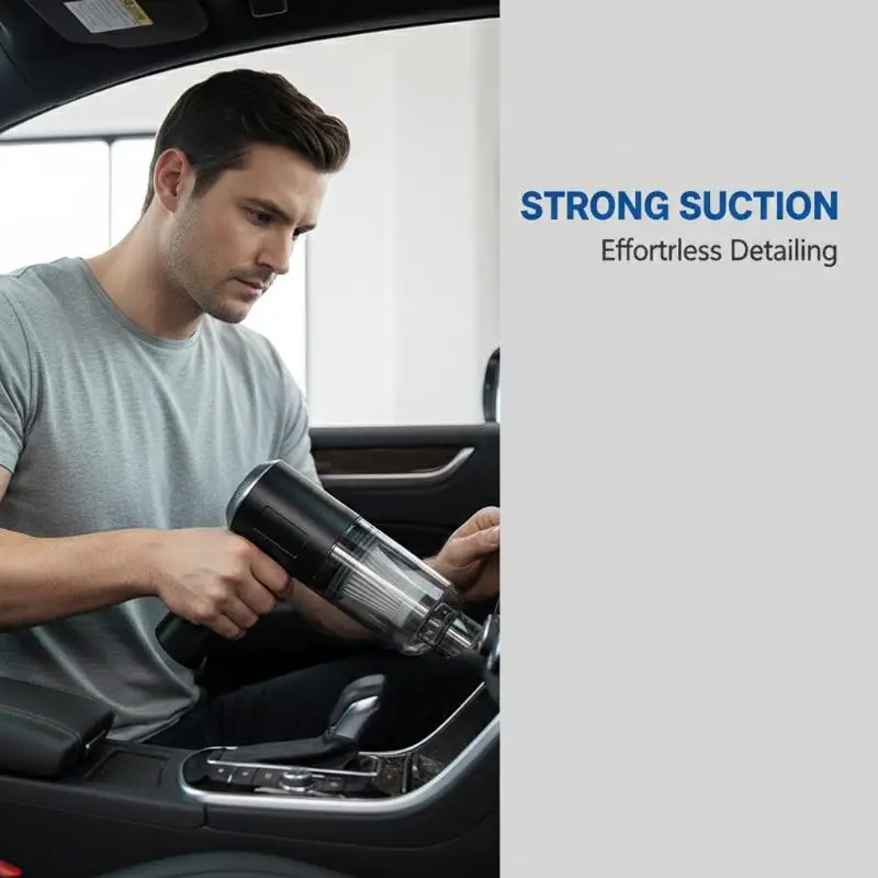 1SET Car Vacuum Cleaner Cordless Handheld Dual Use Blowing and Suction Lightweight for Home Office and Vehicle