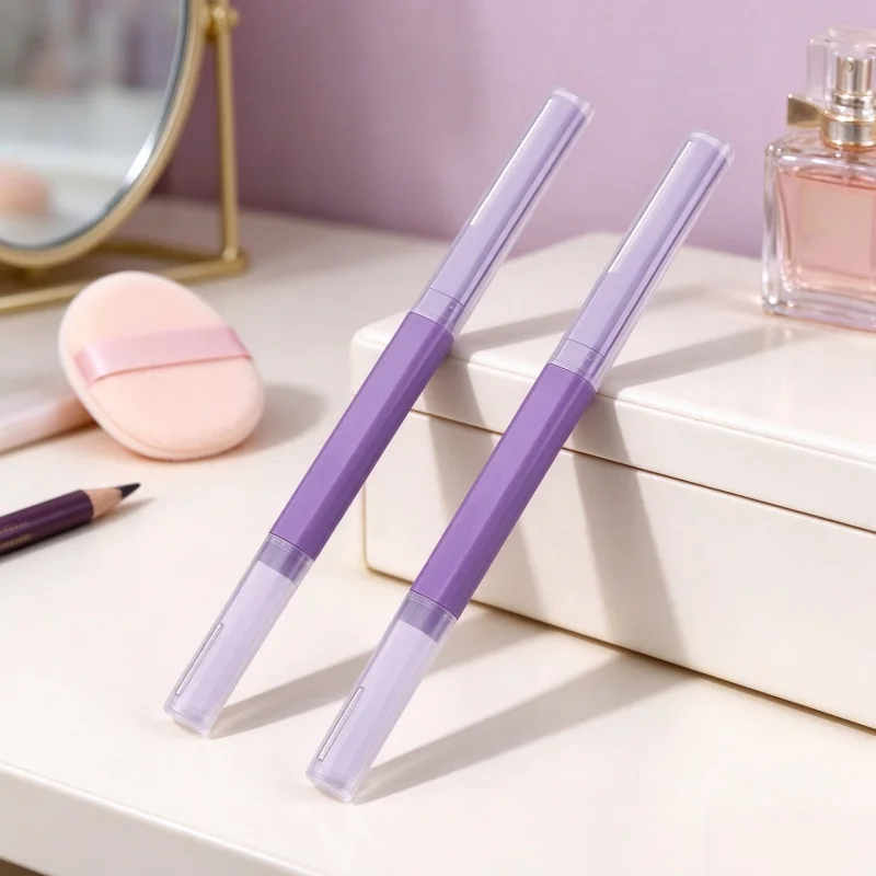 Double Head Eyebrow Razor Safe Anti-scratch Facial Shaver Dermaplaning Tool Precision Brow Trimmer for Beginner Makeup Tool