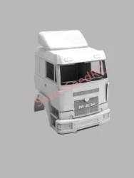 3d Printed Truck Cab Kit Man 321 1/14 For Fmx Static Dot Model JDM-110 Tamiya Lesu Lxy Scaleclub