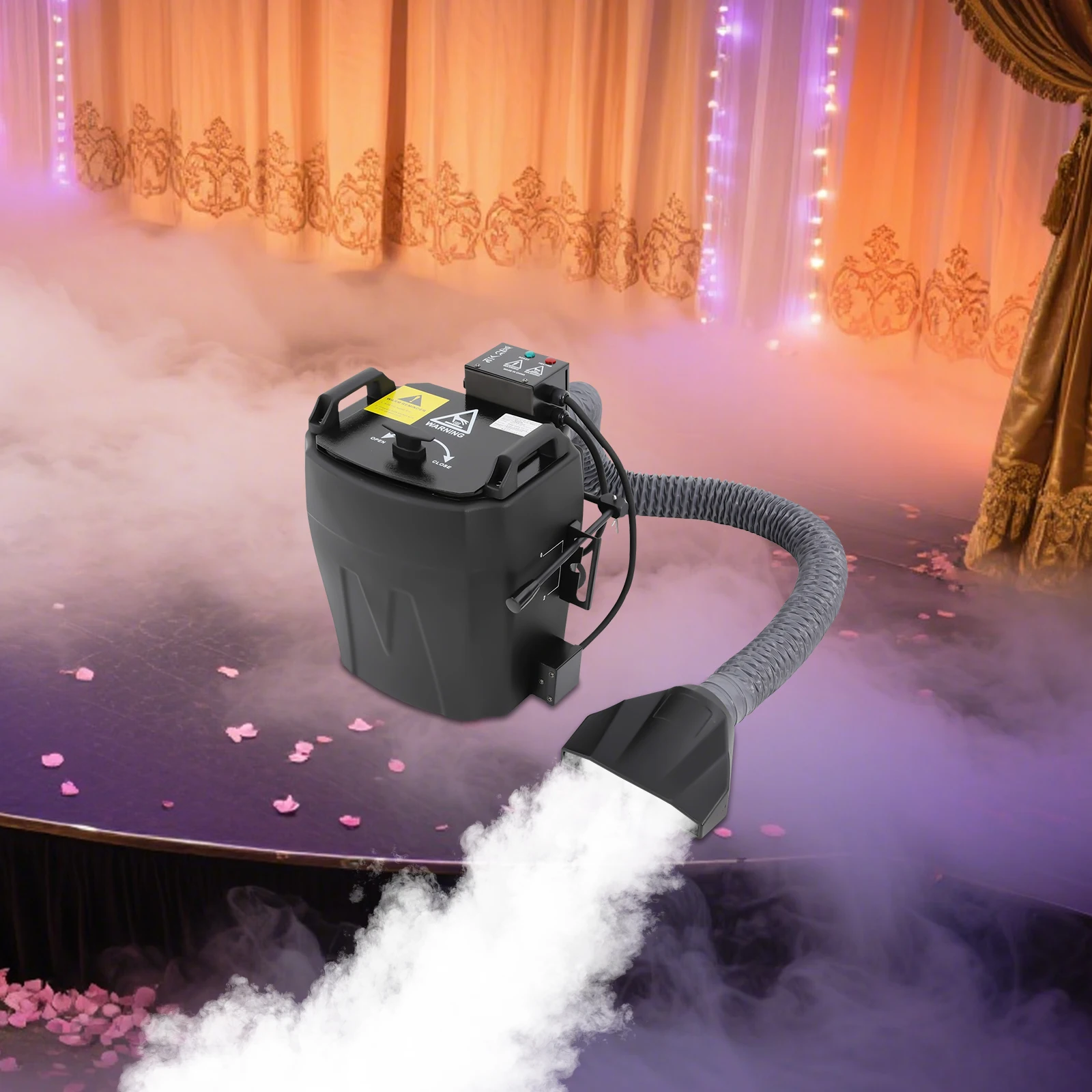 

110 В машина для тумана с сухим льдом 3500 Вт сценический дымогенератор для вечеринки, свадьбы, DJ-клуба, машина с эффектом Хэллоуина