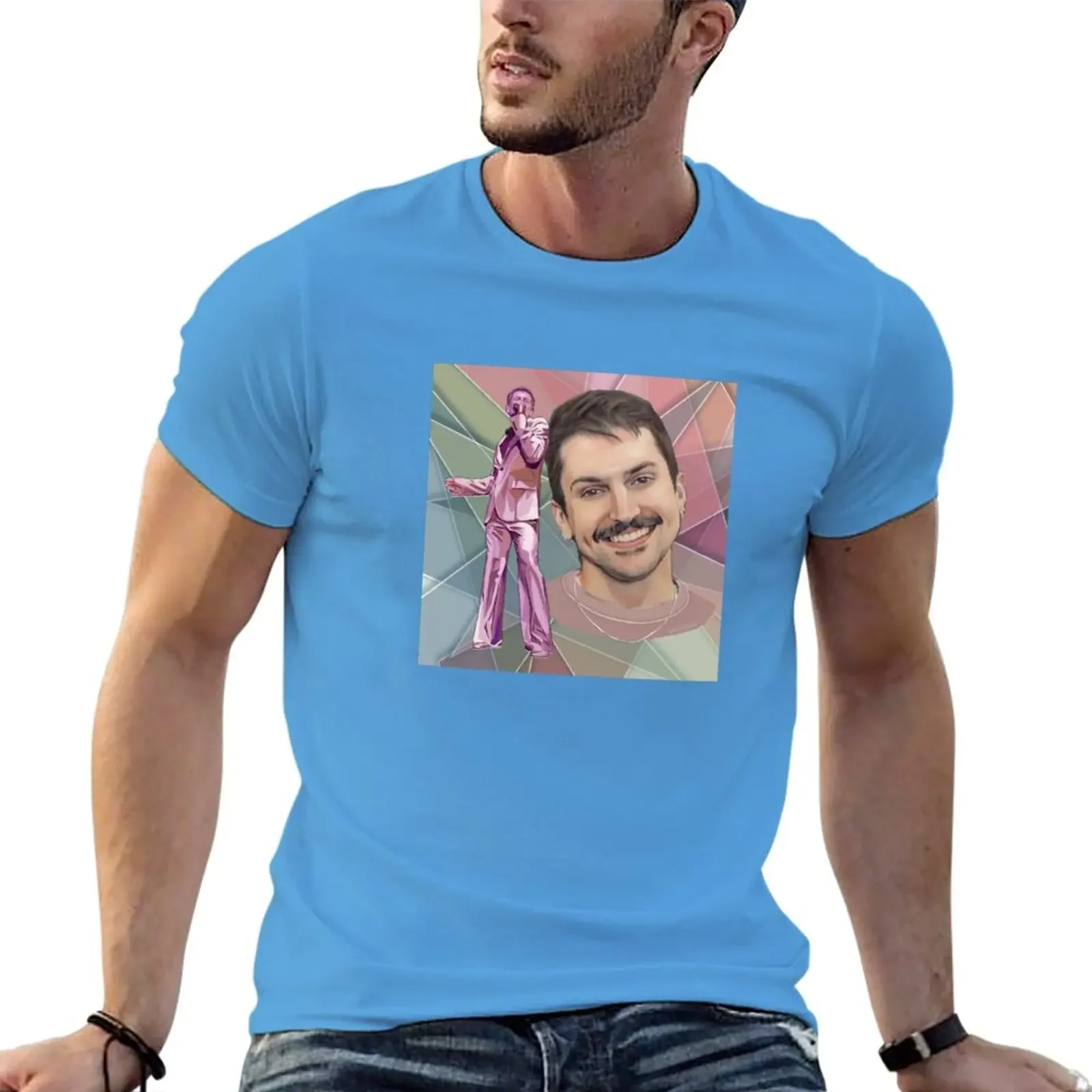 New Mitch Grassi of Pentatonix T-Shirt Short sleeve cute tops tshirts for men