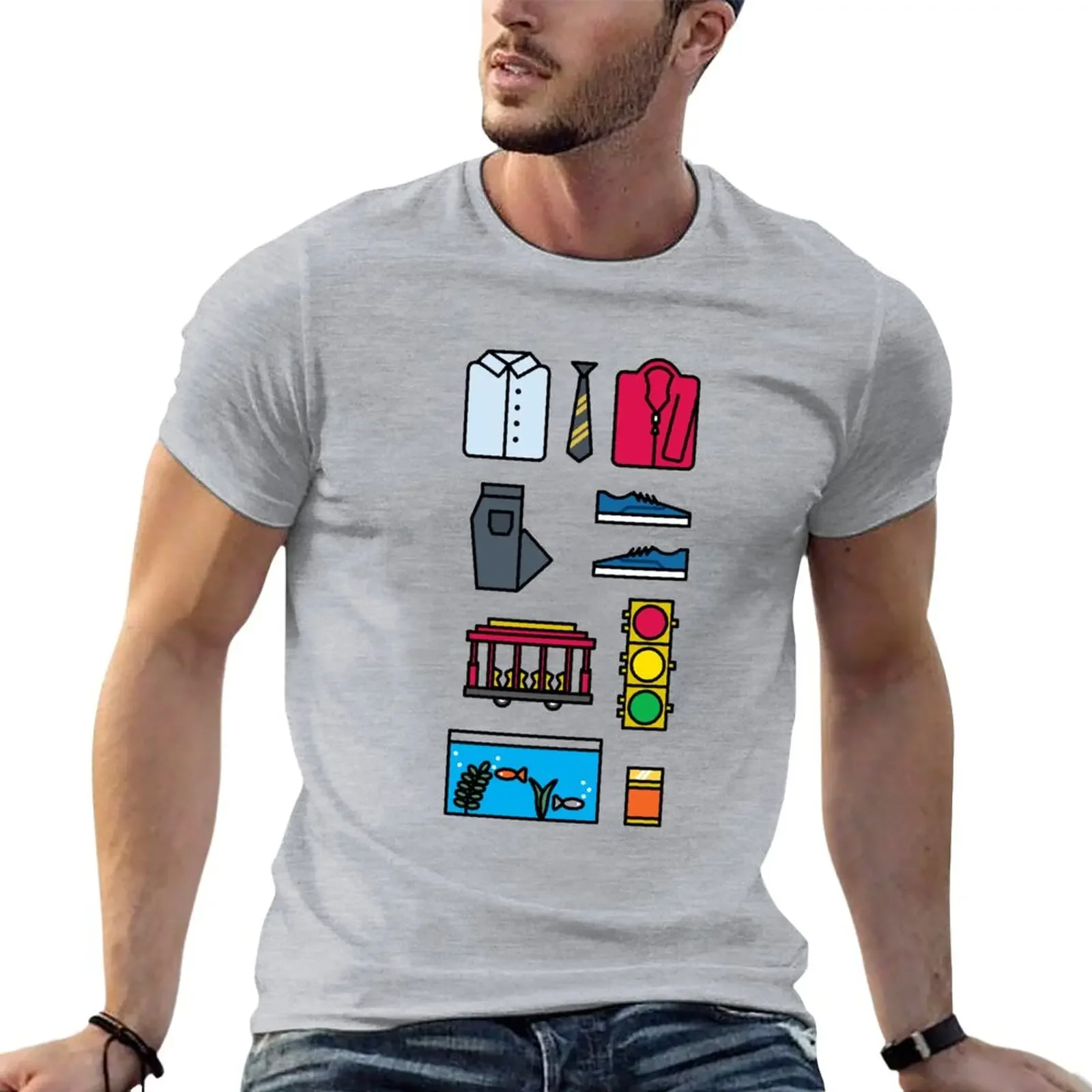 New Neighbor Starter Pack T-Shirt graphic t shirts summer top men clothings