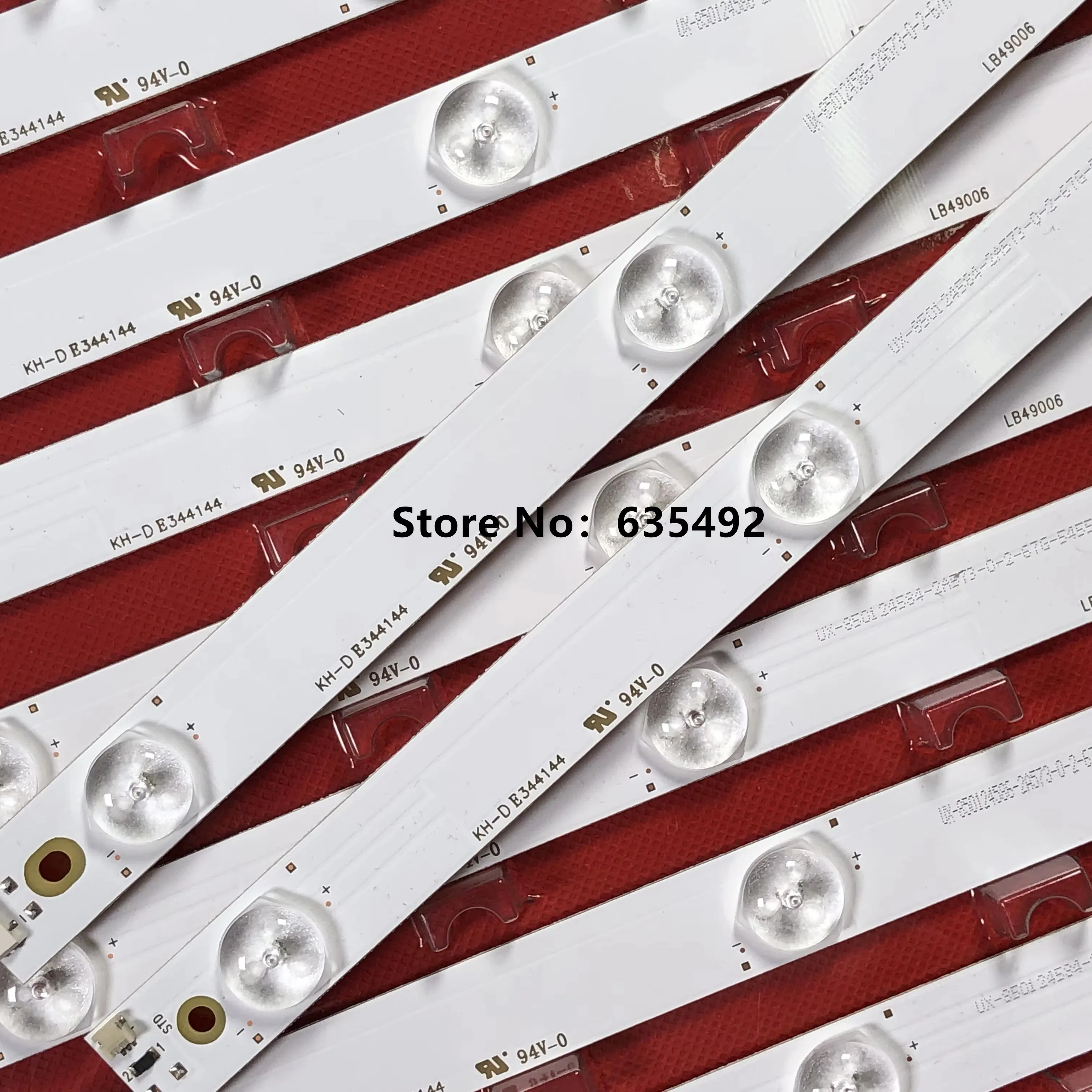 10PCS LED Backlight Strip CHGD49LB14 SVJ490A19 LB-M490U14-E1-L-SE2 LB-M490U14-E1-L-SE1 For chang hong UD49D6000i 49D2000