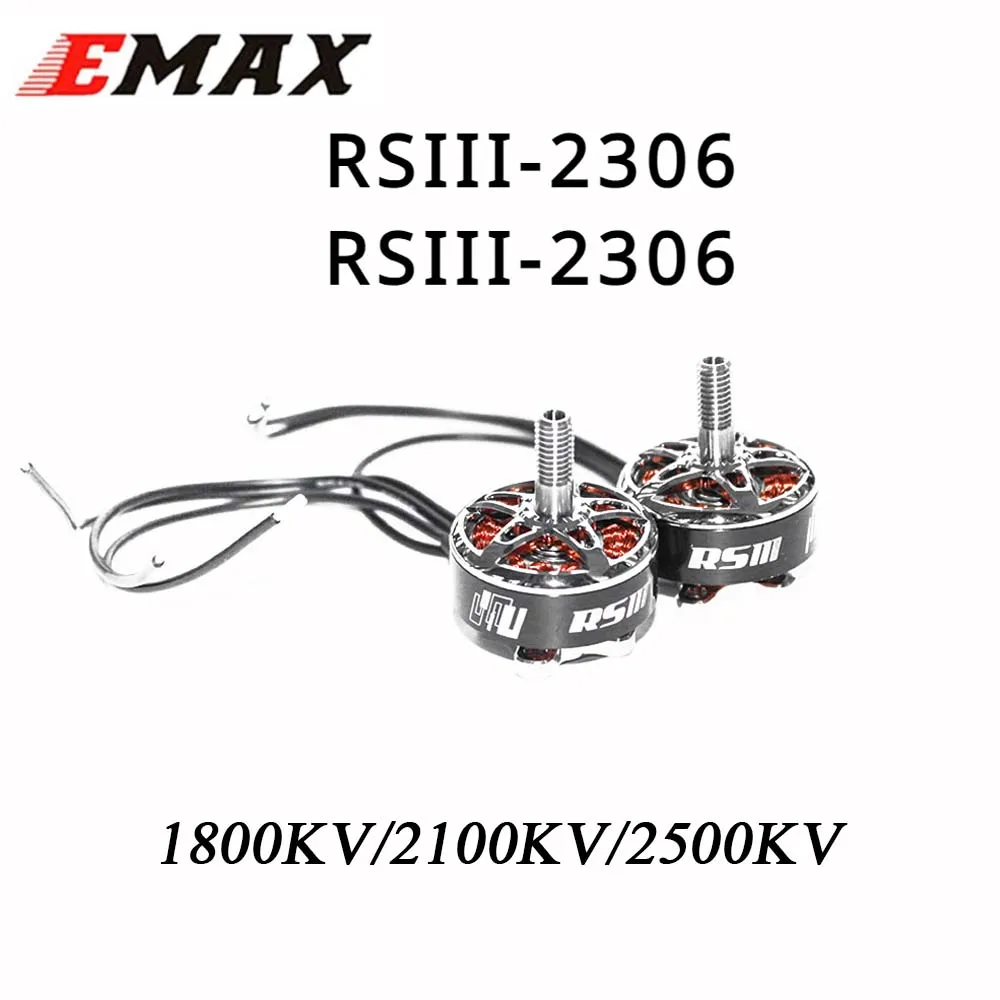 

EMAX RSIII-2207 RSIII-2306 Brushless Motor 3-6S 1800KV 2100KV / 3-4S 2500KV For 5-5.5 INCH Propeller FPV Racing Quadcopter