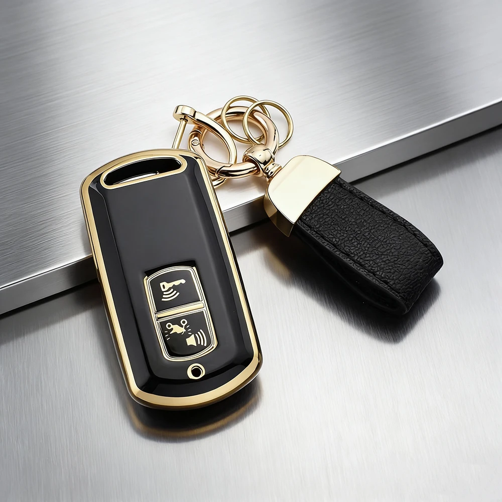 Soft TPU Protective Cover for HONDA Motorcycle PCX 150 VARIO 125 Airblade 150 Click 150i Scoopy 2022 SH125 Key Fob Key Case