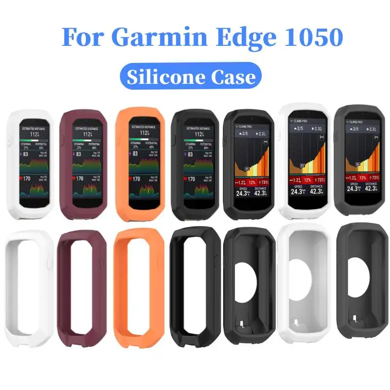 

Silicone Case For Garmin Edge 1050 Protector Case Protective Cover Silicone Case Cover For Garmin Edge 1050 Bike Bumper Shell