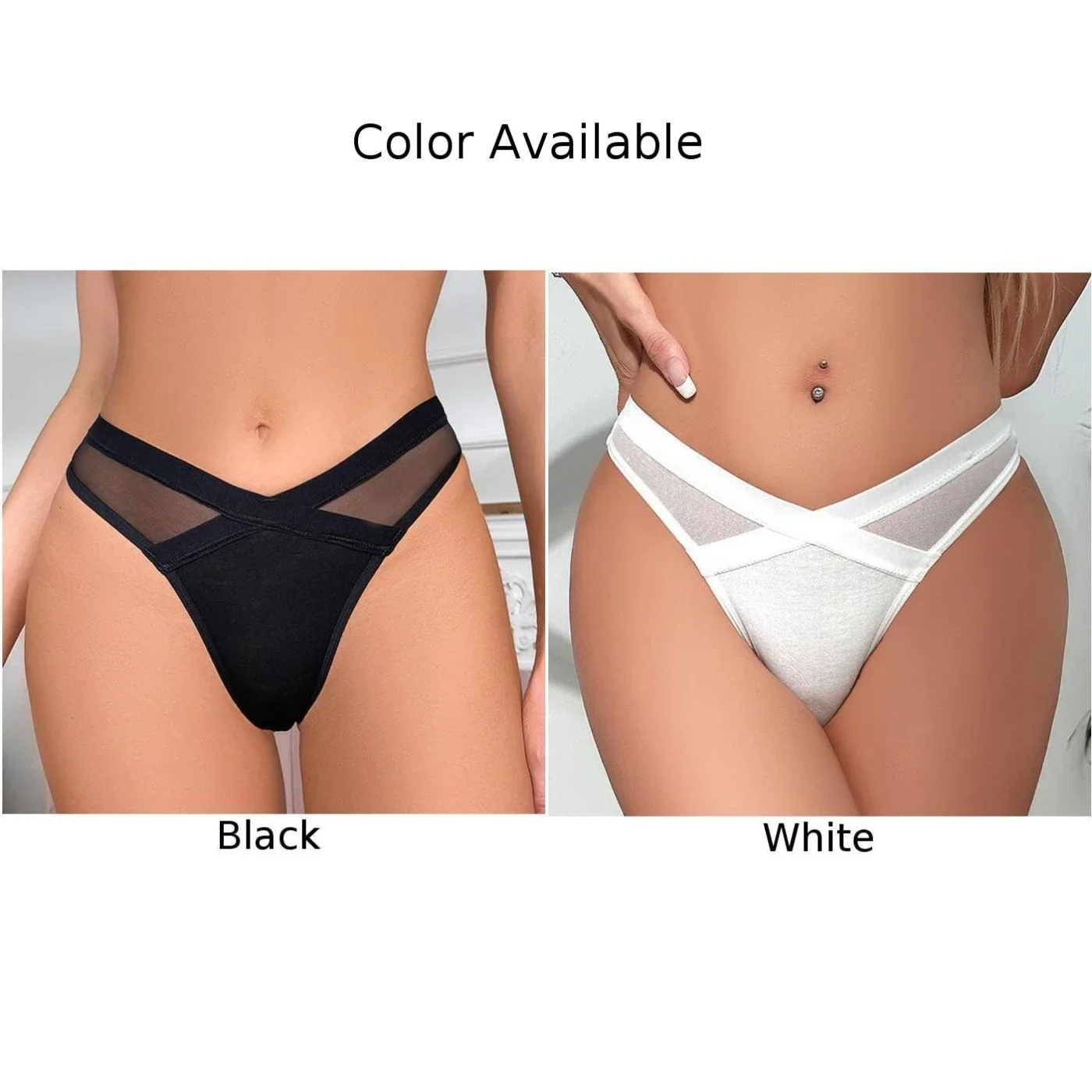 G String Underwear Women Thong Panties Underwear G String Comfy Fashion High Cut Low Waist Quick Dry Sexy Lingerie