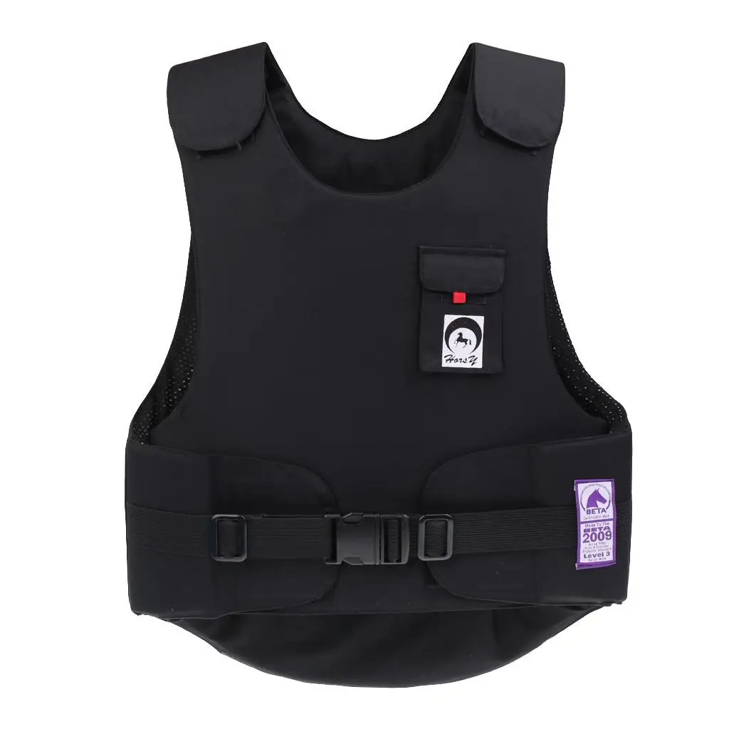 Adjustable Horse Riding Vest Unisex Equestrian Body Protector Lightweight Safety Apparel Flexible for Adult Riders