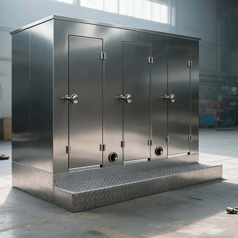 Galvanized Steel Public Toilet Modular Mobile Toilet for City Street