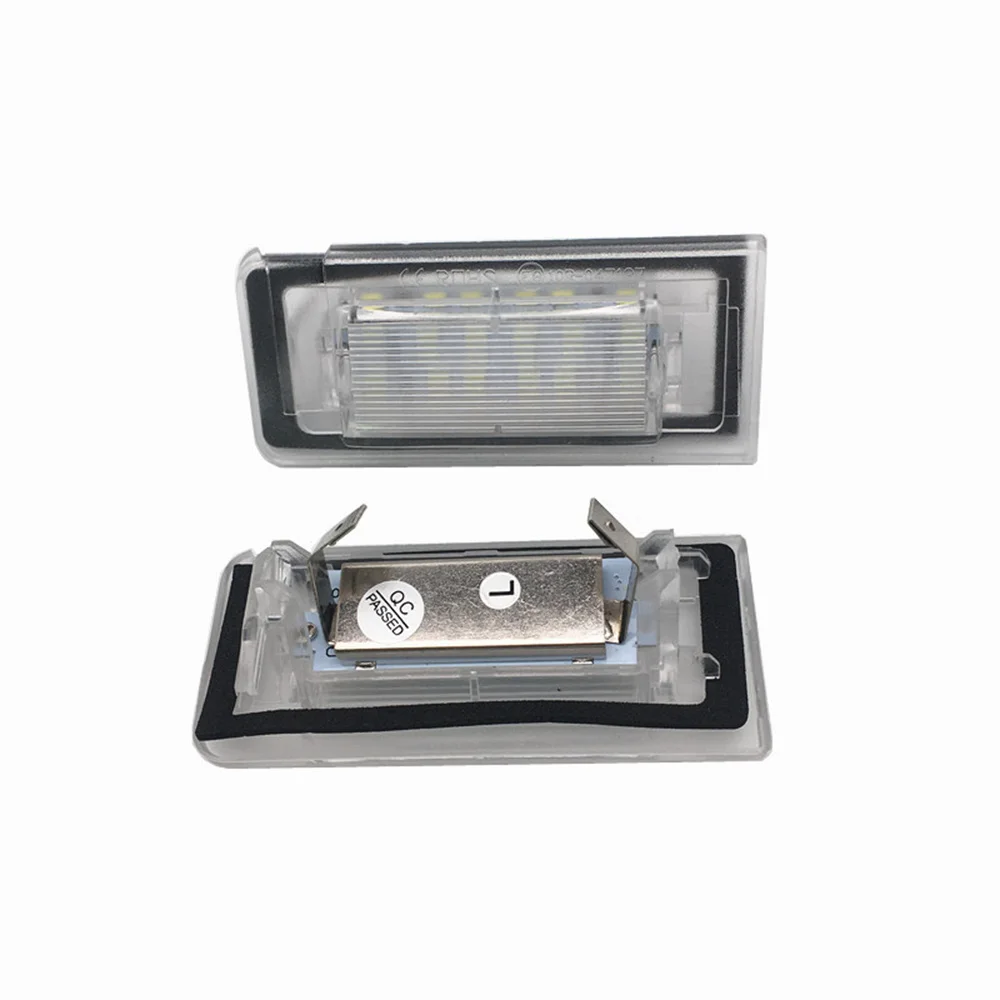 

2PCS For AUDI TT 8N 1999-2006 Car Rear White LED License Plate Light Number Plate Lamp