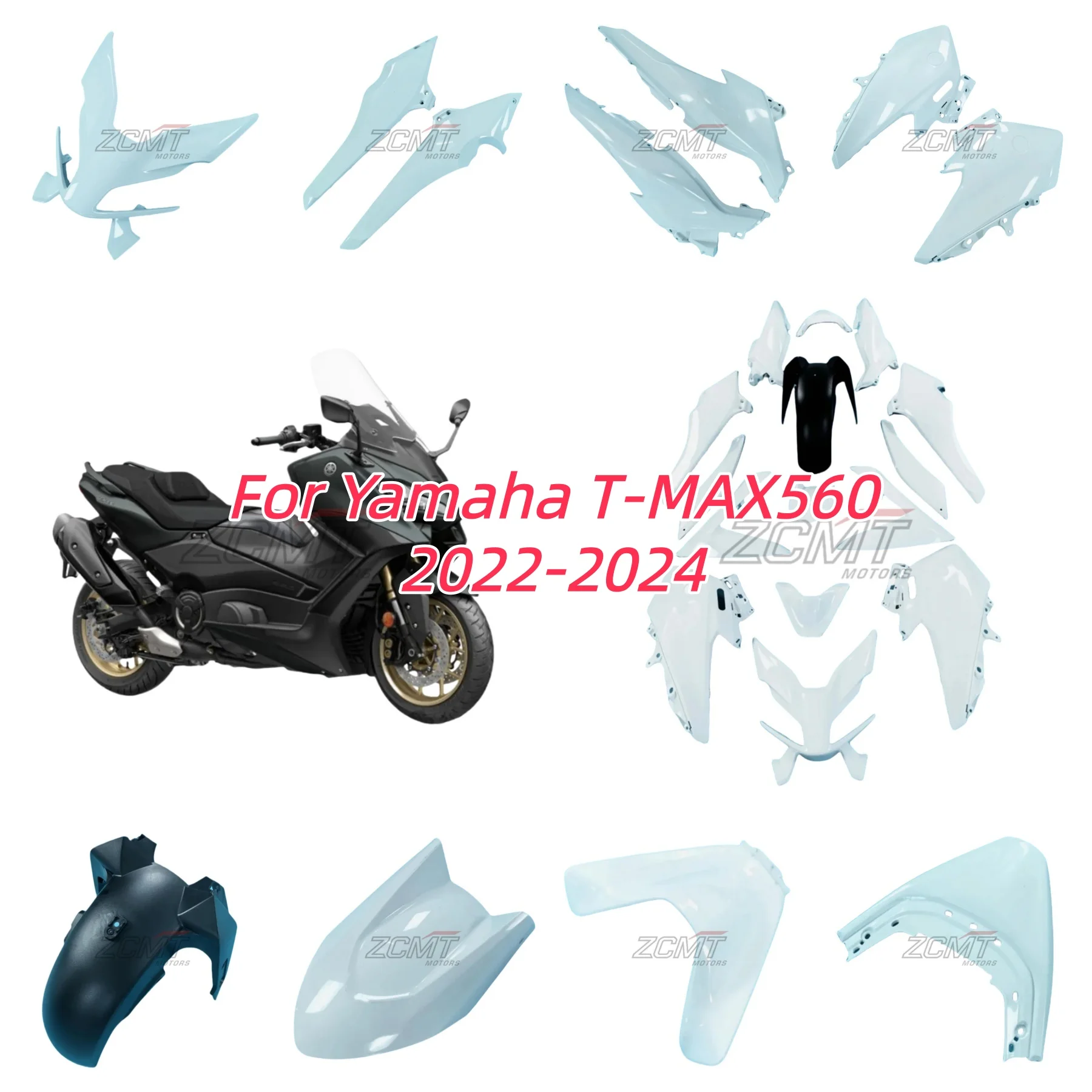 

TMAX 560 Full Fairing Injection Bodywork Kit Cowl Panel Cover ABS For Yamaha TMAX560 T-MAX 560 2022 2023 2024 Motorcycle Parts