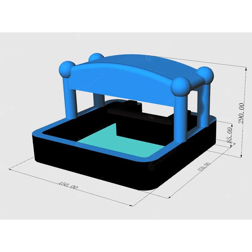 Summer Backyard Party Floating Bar Swimming Pool Bar Portable Swim Up Cabana Inflatable Pools