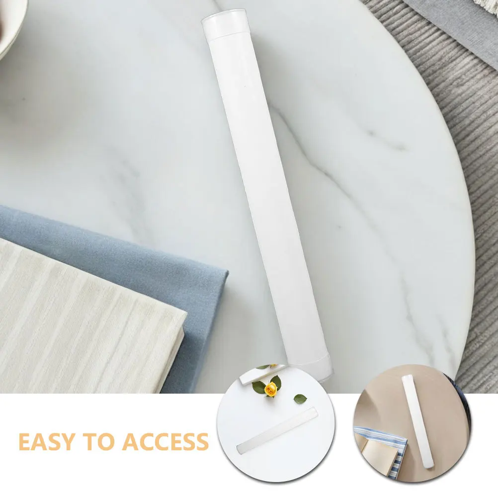 4 szt. Rurki pocztowe plastikowe o wysokiej gęstości, szczelne, z zakrętkami, organizery transportowe, prosta konstrukcja, na dokumenty, plakaty, plany.