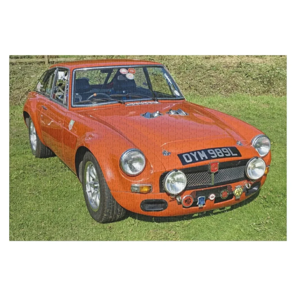 

A 1974 MGB GT V8 Sebring classic sports car Jigsaw Puzzle Personalized Child Gift Personalized Baby Toy Puzzle