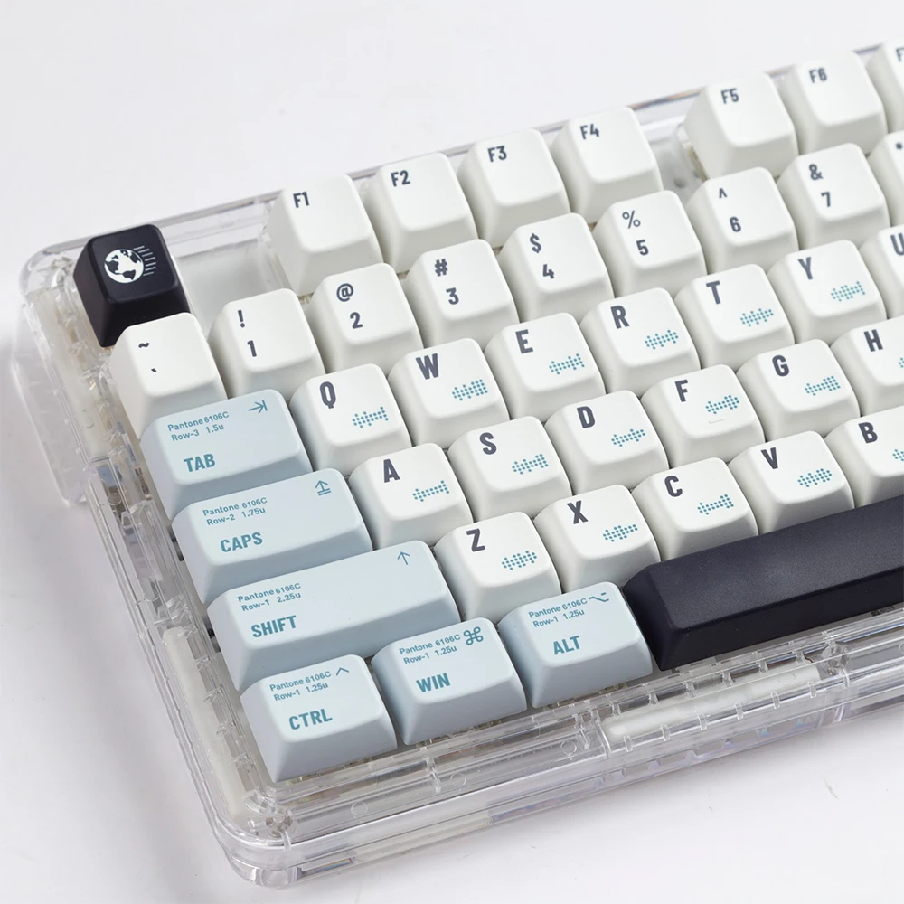 PBT Keycaps Mechanical Keyboard Gaming Keycap MDA Ball Keycaps Dye Sub 68 75 84 87 98 104 Layout Cherry MX Switch Keyboard Caps