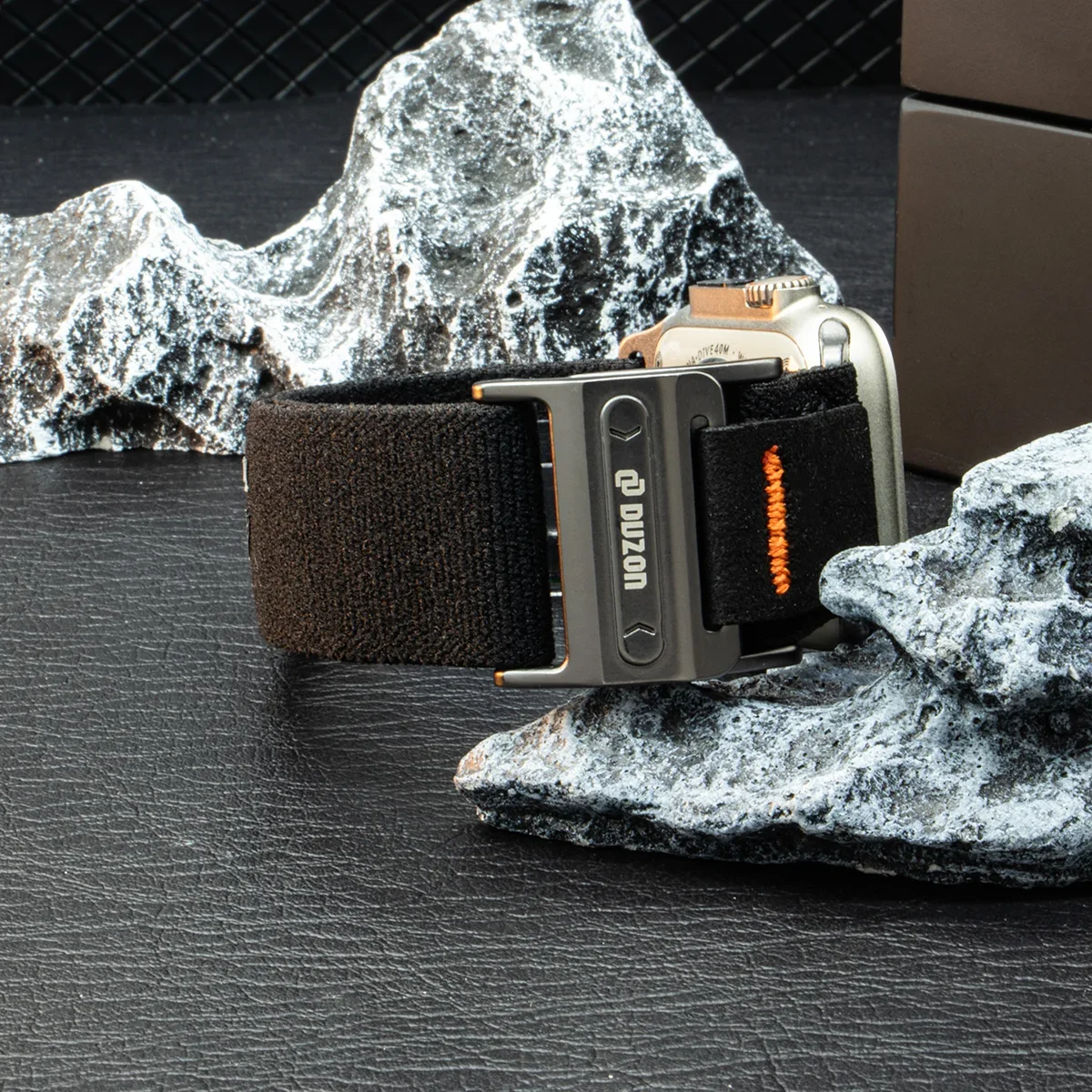 Magnetyczna klamra do paska Apple Watch Ultra 2 49mm 46mm 45mm 44mm 41 42mm nylonowy pasek sportowy pasujący do iWatch S109876543se2