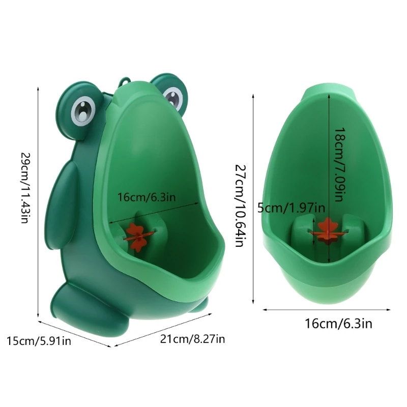 77HD pour grenouille en plastique bébé garçons enfants pipi pot toilette formation enfants urinoir Bathro