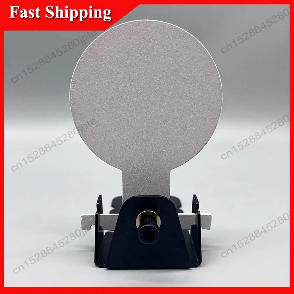 -ABUB Small Miniature Inverted Target Metal Shooting Practice Targets Manual Reset Practice Targets Durable Easy To Use White&Bl