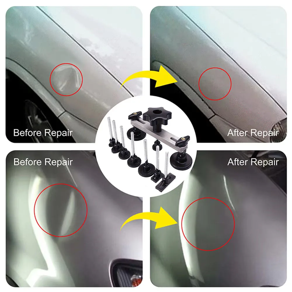 المهنية أداة إصلاح السيارات سبائك الألومنيوم سيارة الدنت بولير جسر إصلاح أدوات يدوية عدة للسيارات البرد الضرر إصلاح مجموعة #4