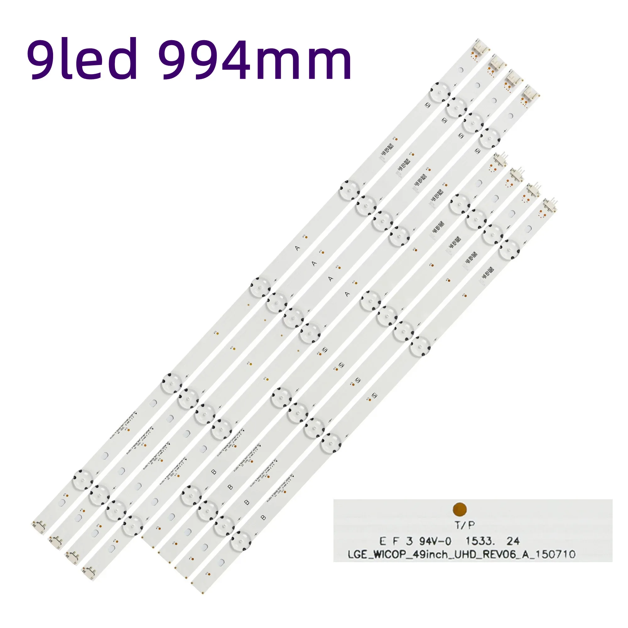 

Светодиодная панель для телевизора LGE_WICOP_49inch_UHD_REV06 49UH6100 49LF5100 49UH6030 49UF640V 49UF6407 49UH6507