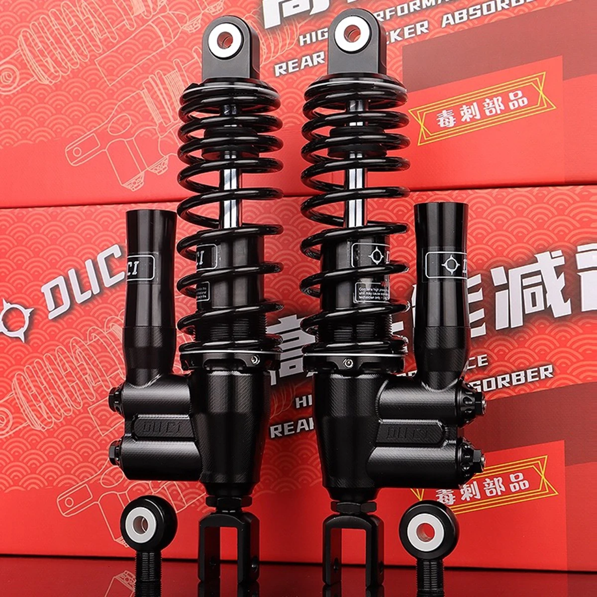 

Универсальный демпфирующий амортизатор с ЧПУ 305 мм-335 мм для мотоцикла с двойной регулировкой для Honda Yamaha 125 Dirt Bike Gok Niu Wildfire