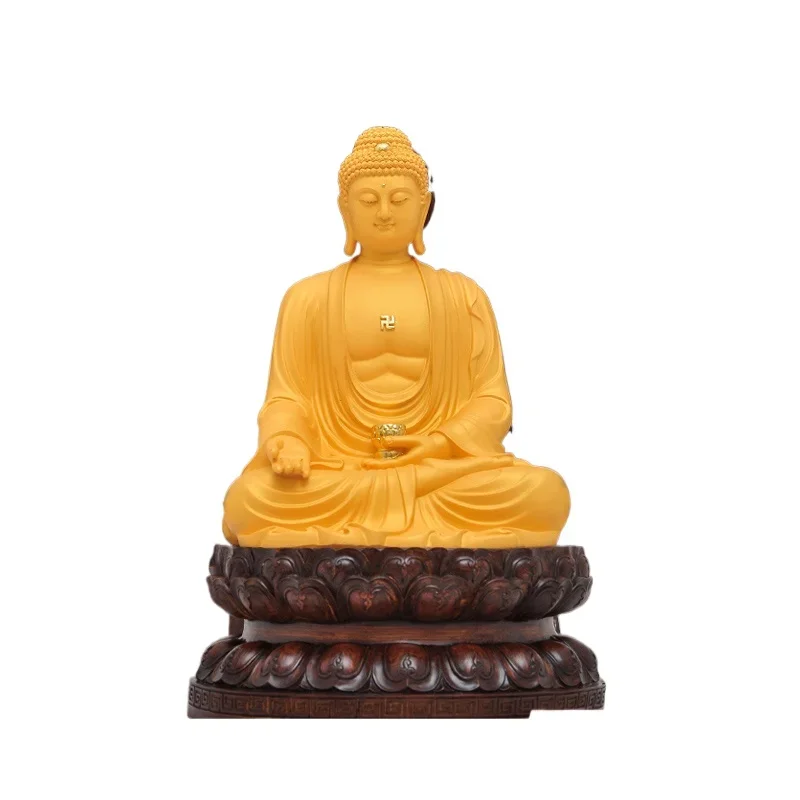 Amitabha Buddha Sakyamuni Buddha Household Small Gizang King Guanyin Bodhisattva Buddha Statue Ornament Home Interior